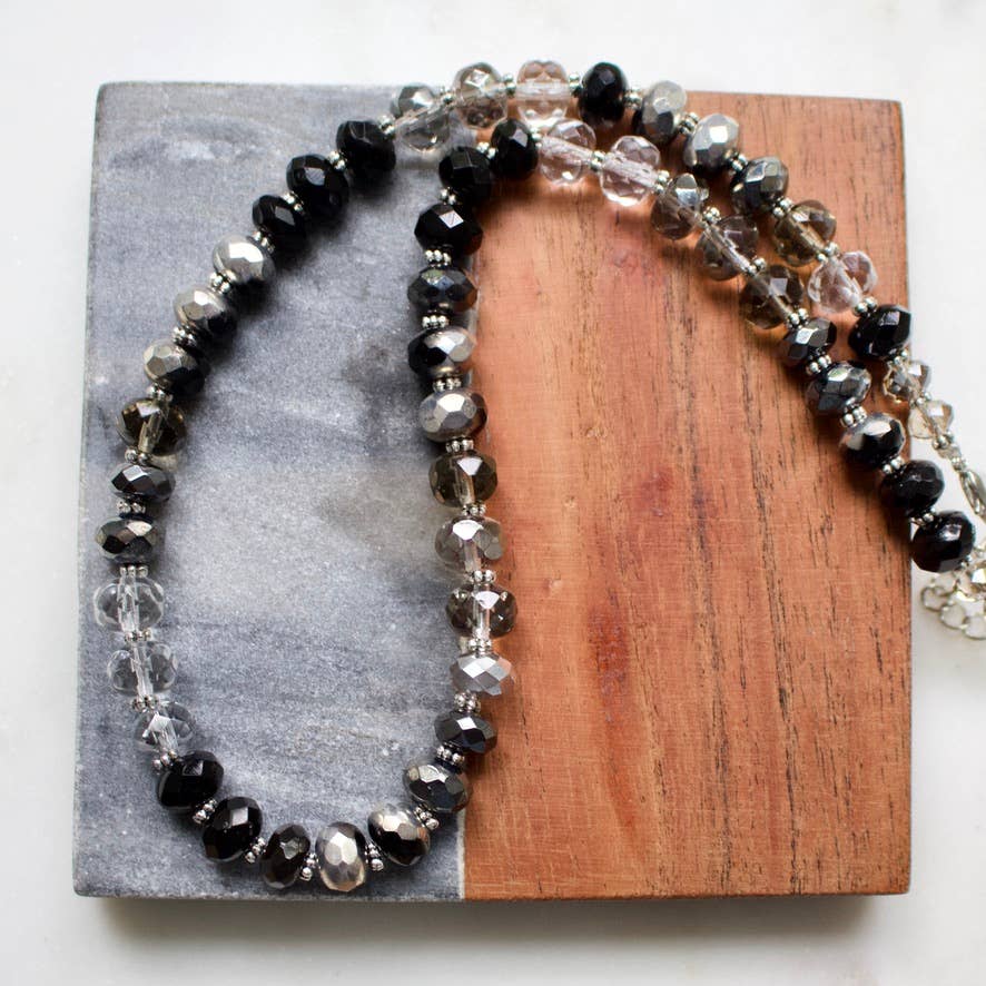 a.v. max – Colar com missangas/pérolas por atacado – Colar Gemma Medium Rondelle|16 Combinações de Pedras35