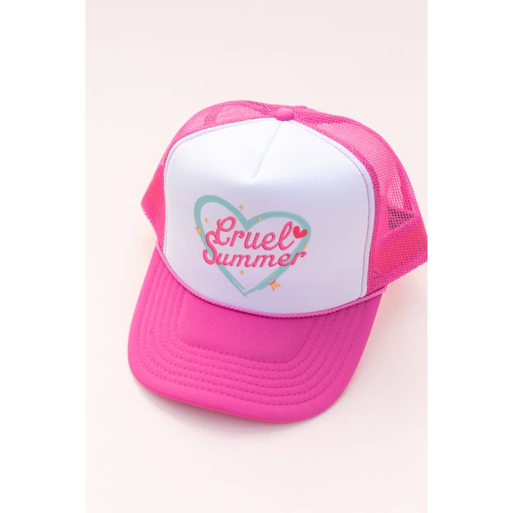 Space 46 Wholesale - Wholesale Trucker Hat - Women's - Cruel Summer Kids or Adults Trucker Hat Cap
