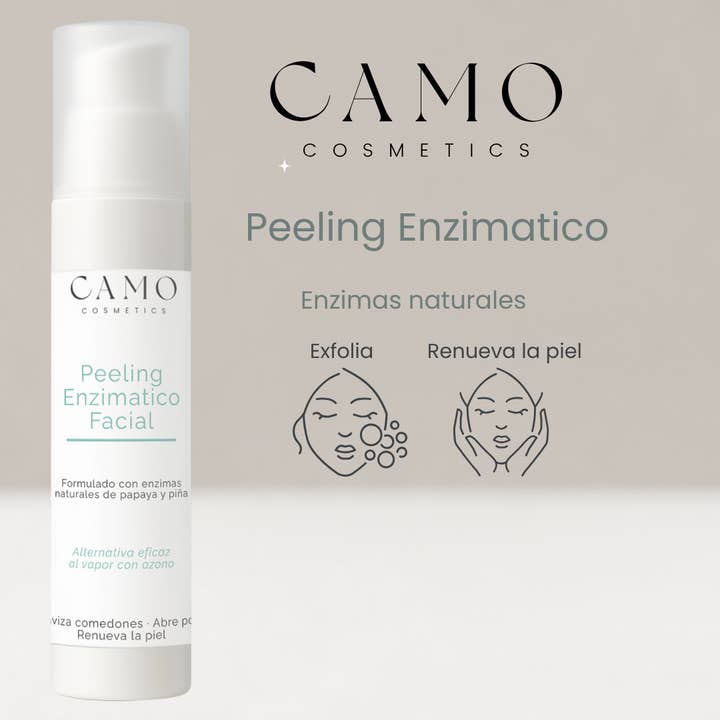 sesioMWorld - M·O·I Professional - Wholesale Facial exfoliant/scrub - ENZYMATIC PEEL with papaya and pineapple 200ML. CAMO2