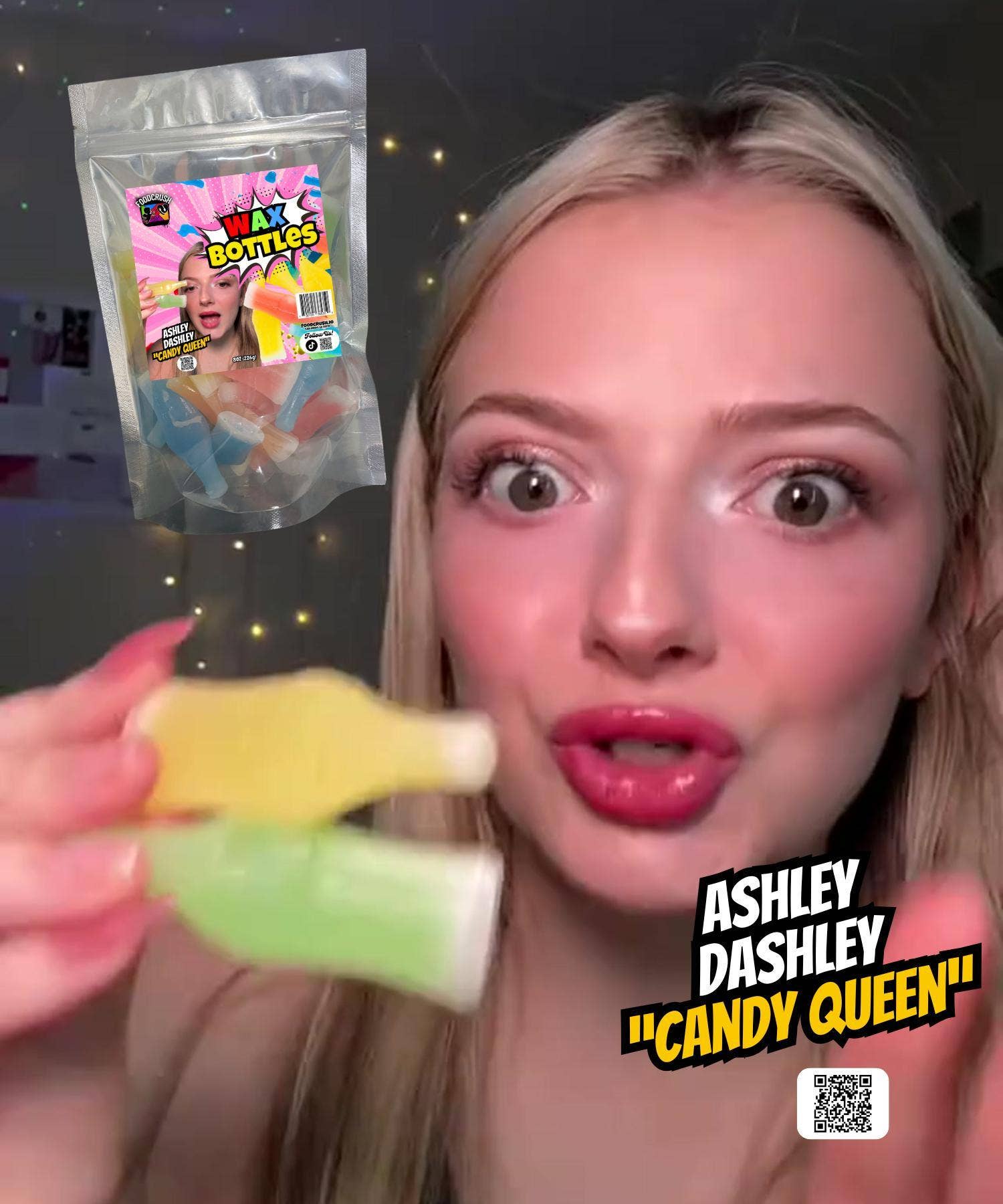 Food Crush Corp - Wholesale Gummy - Wax Bottle Candy by Ashley Dashley from Tiktok (1/2 LB)3