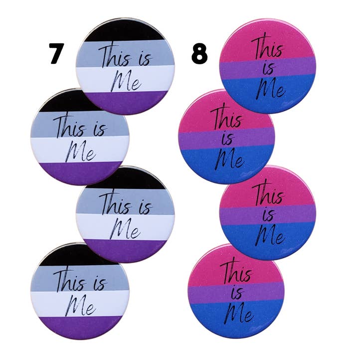 sent with Pride – wholesale Lapel pin/button – This is Me Badges Pride Pin Badges Lgbtq flag badges4