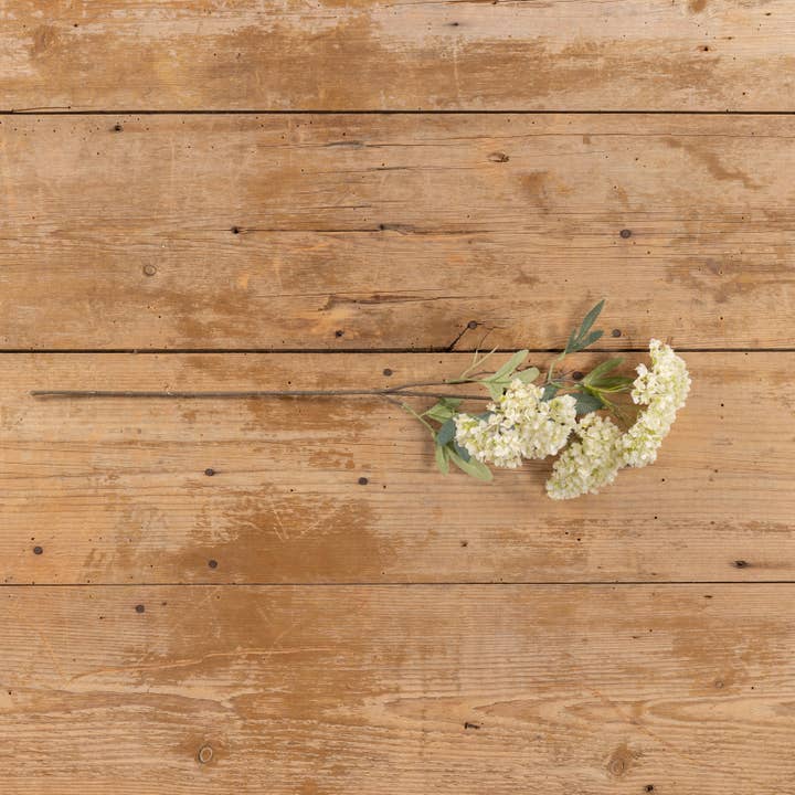 Ragon House – Engroshandel Kunstige blomster – 25" HVID HORTENSIA SPRAY2