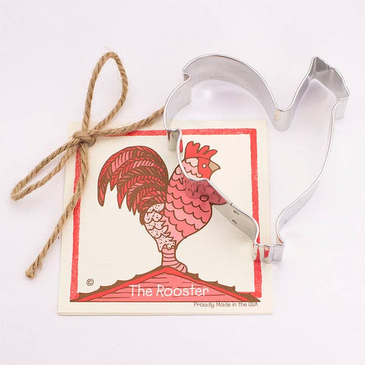 Rooster Cookie Cutter for wholesale by Ann Clark
