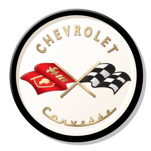 Aimant : Corvette Flags pour la vente par Desperate Enterprises