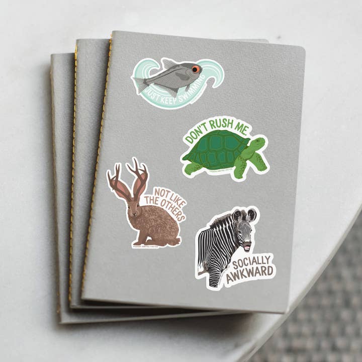 Modern Printed Matter – Großhandel Aufkleber – Einfach schwimmen Aufkleber2