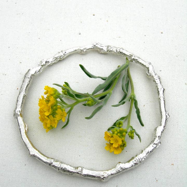 Circle of Life Bangle – Cast Sterling Silver Tree Branch Braceletby iNk Jewelry for wholesale by iNk Jewelry