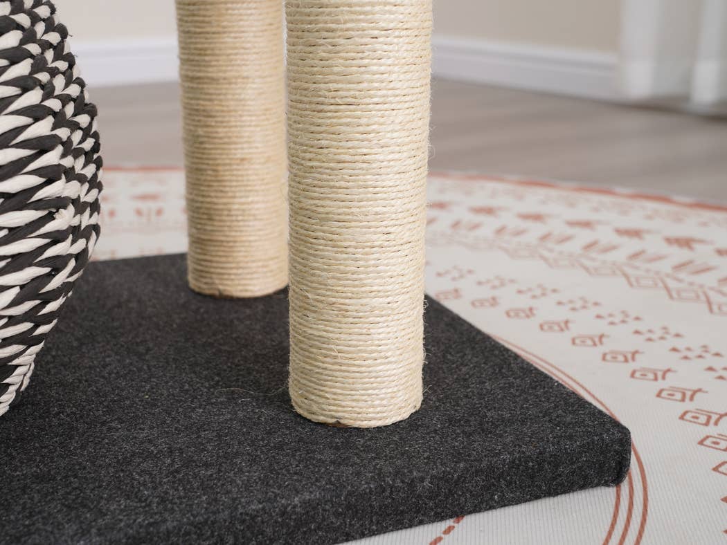 PetPals Group - Wholesale Pet Scratcher - Cat - PetPals Ace- Natural, Sustainable Handwoven Cat Tree10