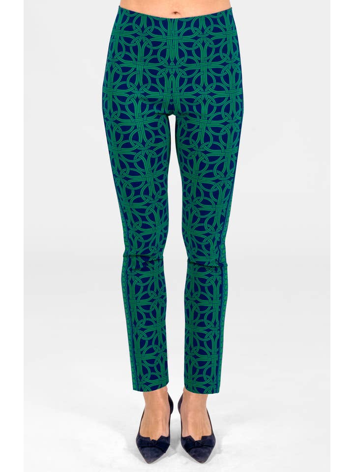 Gretchen Scott LLC - Wholesale Pants - Women's - Gripeless Pull on Pants - Ring Toss11