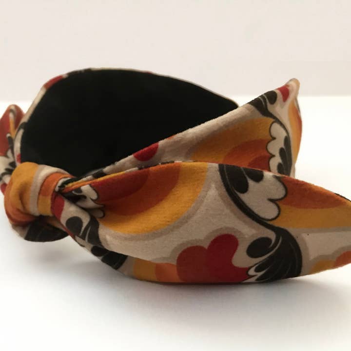 Sixties Topknot Headband, Retro Hairband, 1960’s accessories for wholesale by Stan and Gwyn