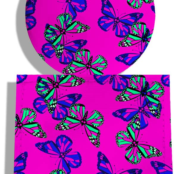 Espelho de bolso borboletas rosa por atacado de BISTRAKOO