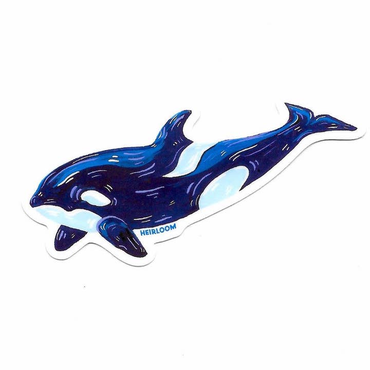 Heirloom Design Co. - Vente Autocollant - Sticker Orca Whale - Sticker animal