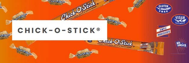 O'Shea's Candies Sweet Shop - Wholesale Chocolate Covered Sweets - Nostalgic 1952 Original Chick-O-Stick 36ct Display Box 2