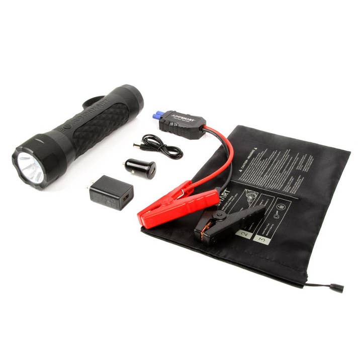 Limitless Innovations - Wholesale Portable Charger - JumpSmart - 10-in-1 Portable Vehicle Jump Starter, Flashlight, Power Bank & More