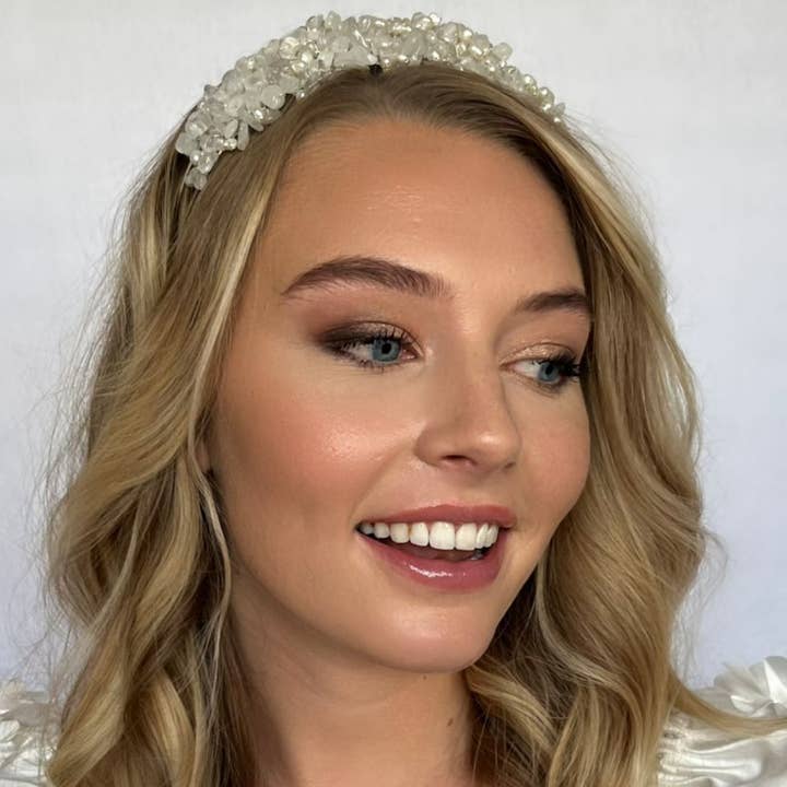 SallyJaneBridal - Wholesale Tiara - Women's - Selena Tiara Silver - bridal hair jewelry0