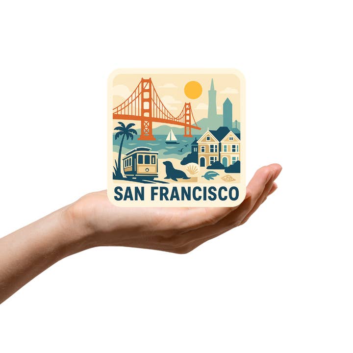 Kase Wear - Wholesale Sticker - San Fransisco Icon Sticker2