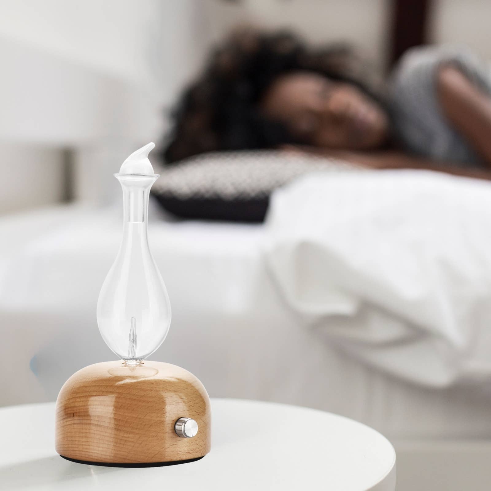 Zen'Arôme - Vente Décorations de table - Diffuseur Huile Essentielle Aurora Nébuliseur Bois & Verre12