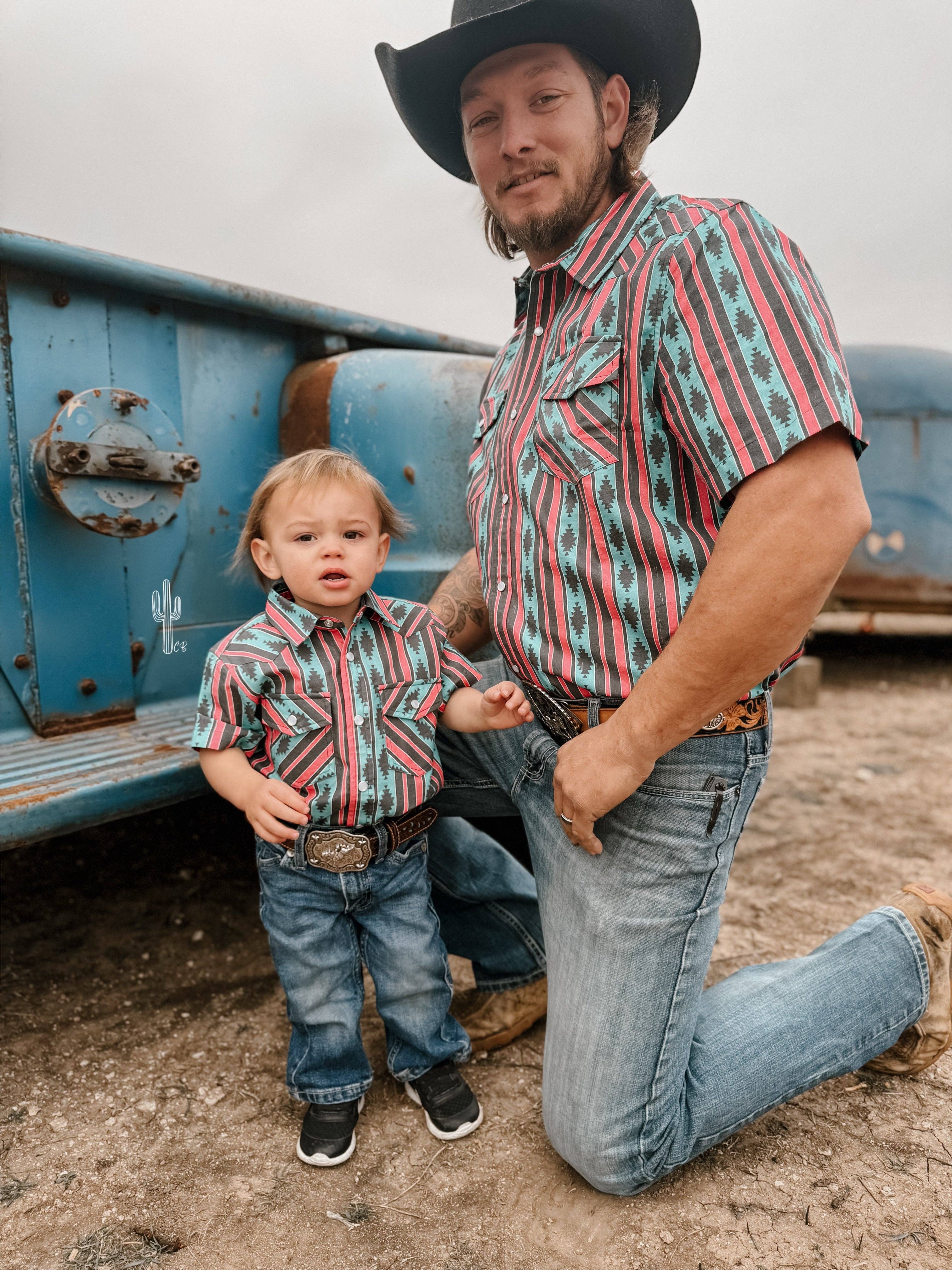 Cactus Babes - Wholesale Button Down Shirt - Kids - The Decades Pearl Snap RTS **KIDS**2