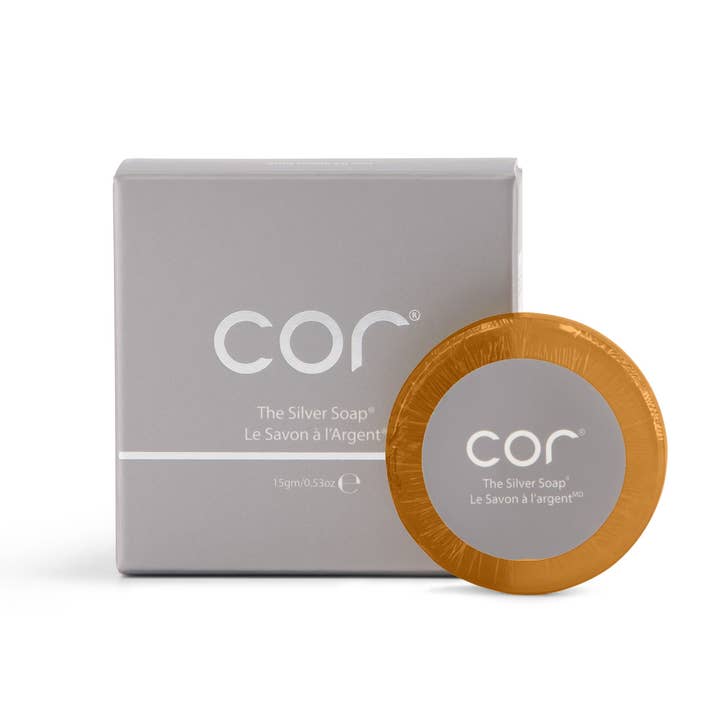 Cor Silver | Simple Skincare for Complicated Skin - Vente Nettoyants pour le visage - Savon Cor Silver - Taille d'essai - 15 g2