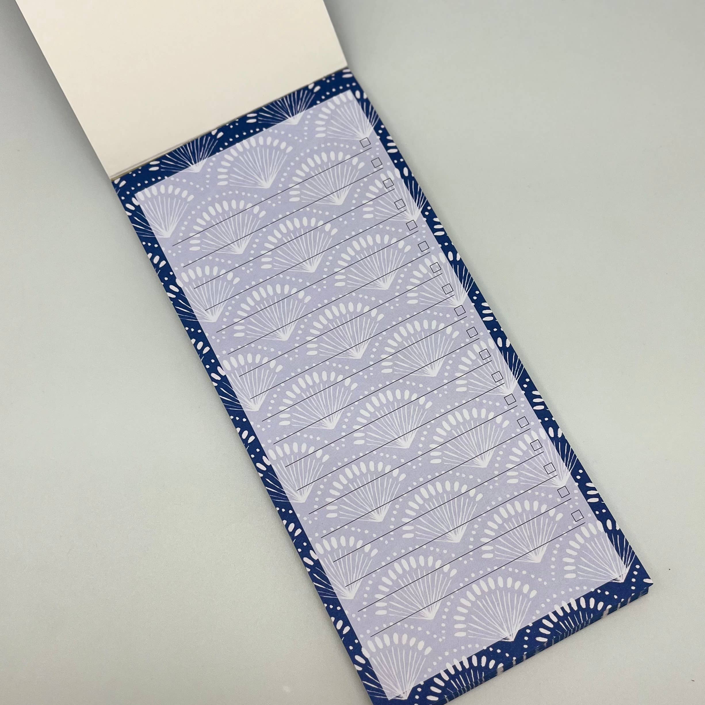 The Great British Card Company (GBCC) Ltd - Wholesale Notepad - Magnetic List Pad Blue White Stationery Gift1