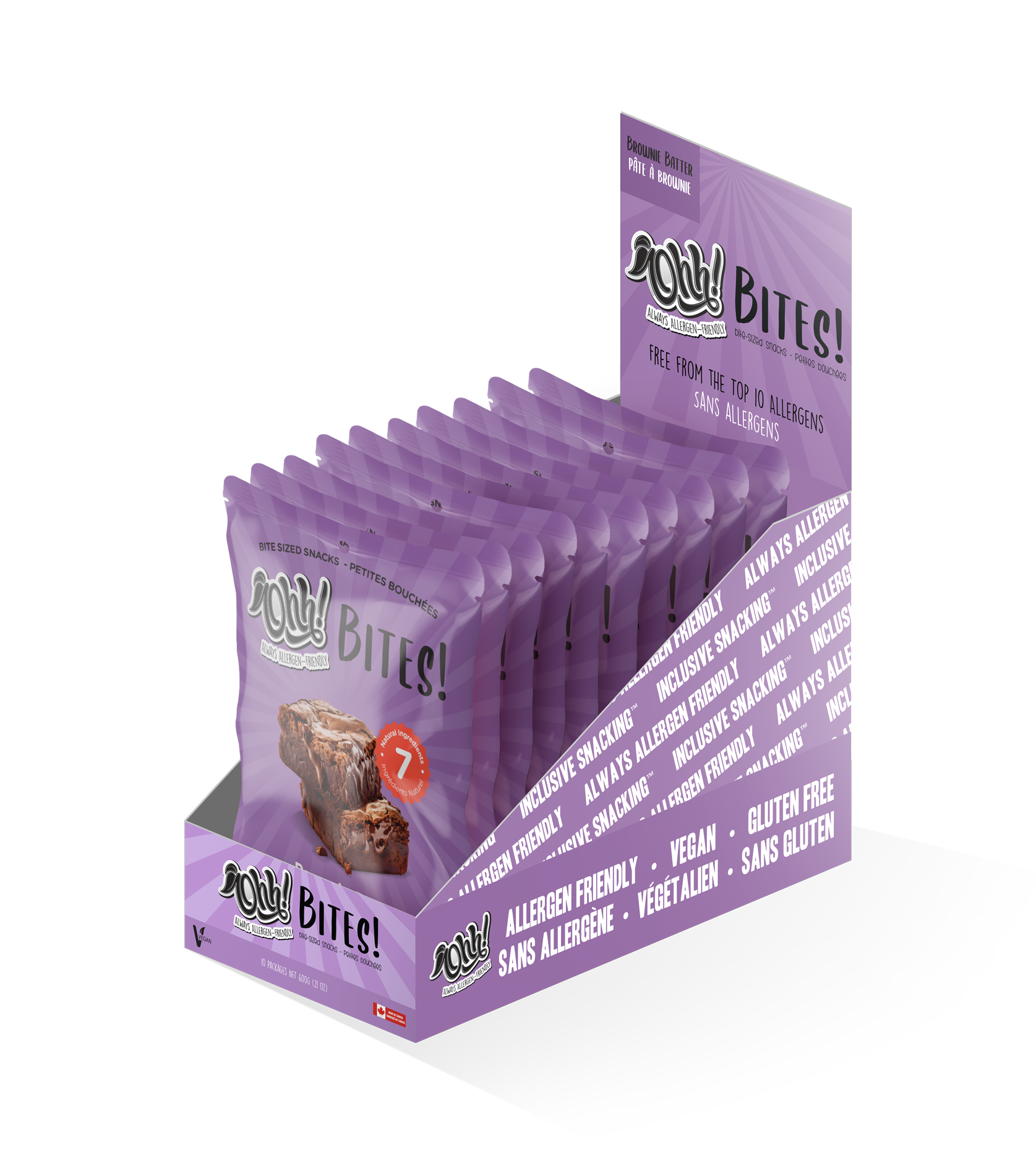 Ohh! Foods - Wholesale Snack Bar - Brownie Batter Snacking Bites1