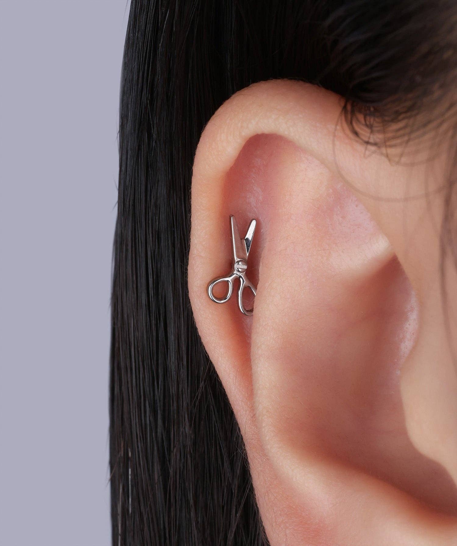 oumo jewelry - Wholesale Stud/Post Earrings - Titanium Scissor Stud ✂️6