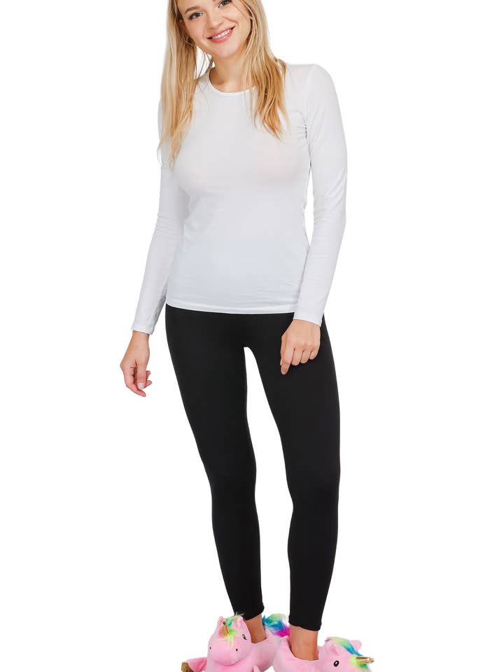 Cap Zone - Wholesale Slippers - Women's - Unicorn Plush Indoor Lounge Sock Slippers12