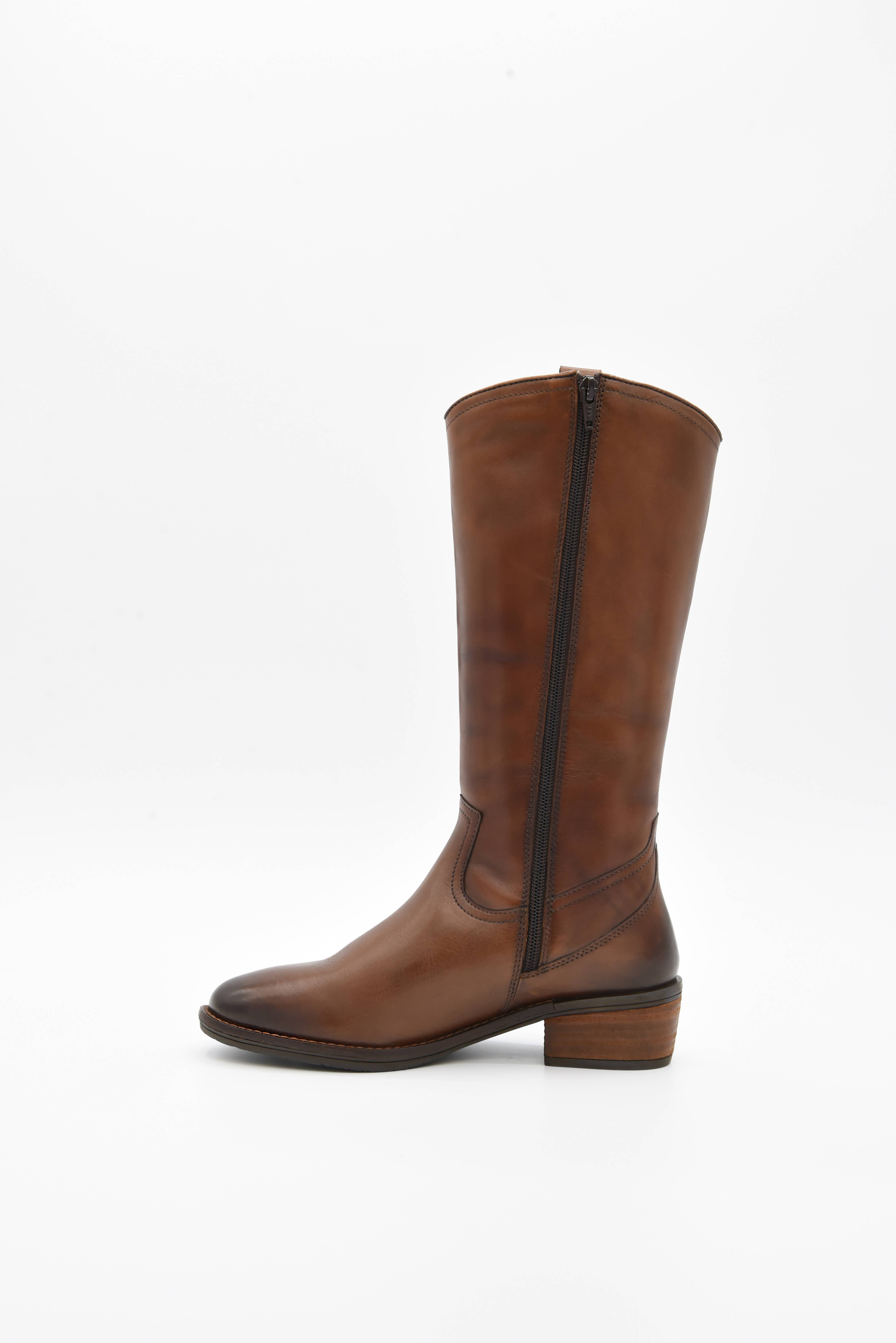 ROSA AMADA - Wholesale Boots - Women's - High Leather Boot With Low Block Heel3