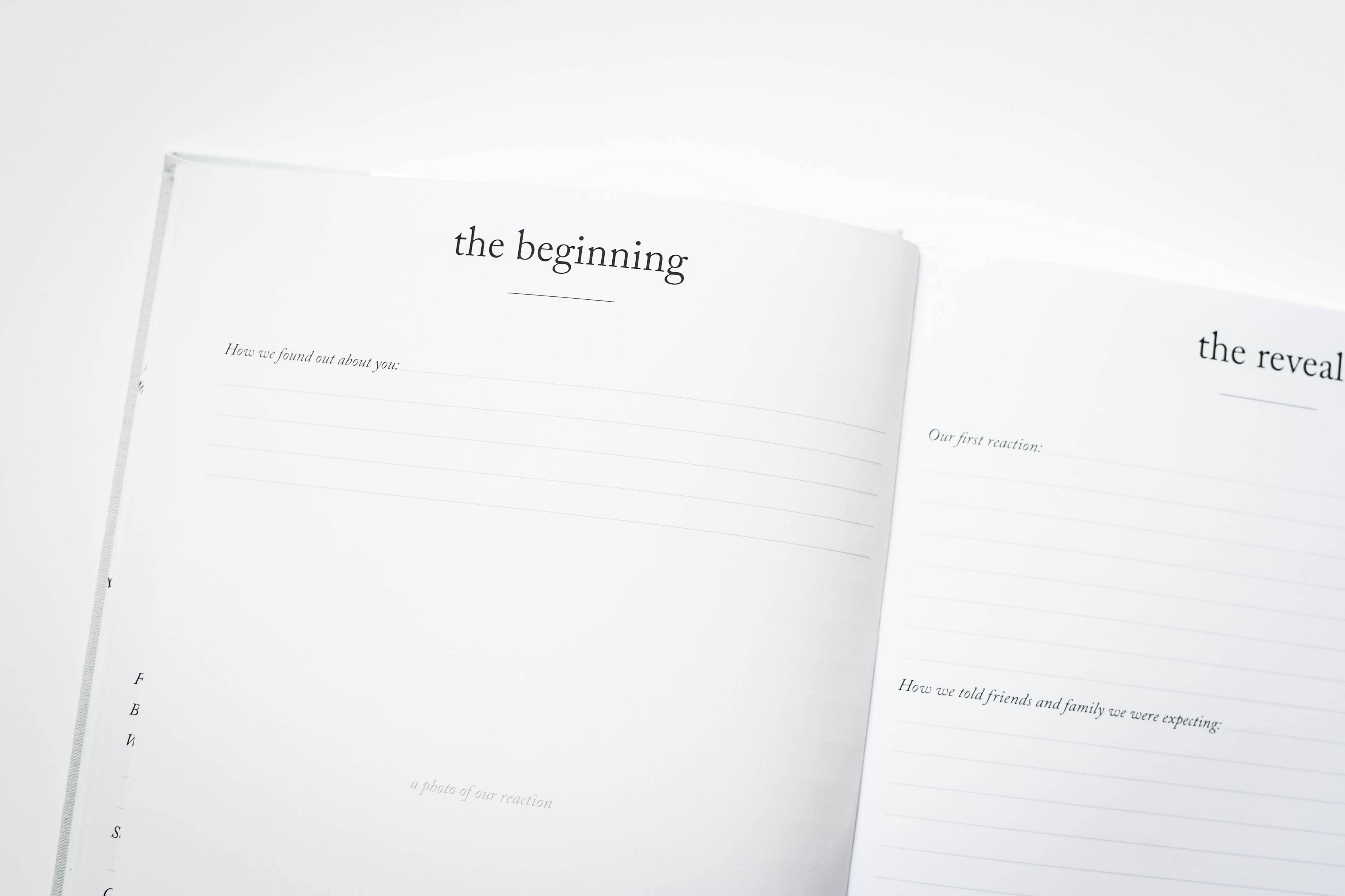 Duncan & Stone Paper Co. - Wholesale Herinneringenboek - Kinderen en baby - Baby's eerstejaars geheugenboek en fotoalbum | Moederdag6