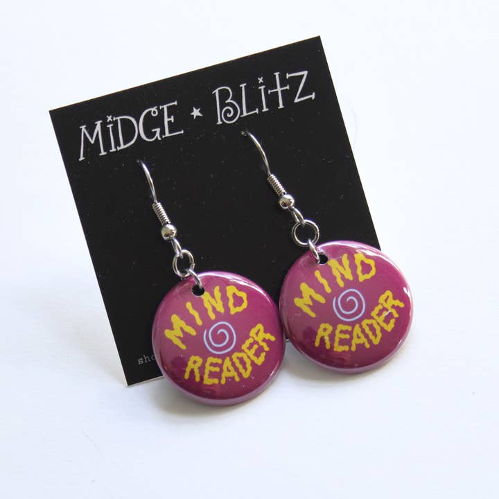 Mind Reader Earrings for wholesale by Midge Blitz