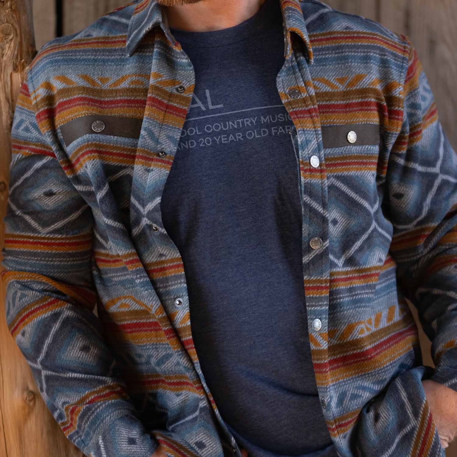 American Cattle Co - Wholesale Shirt Jacket/Shacket - Men's - Desperado Polar Fleece4