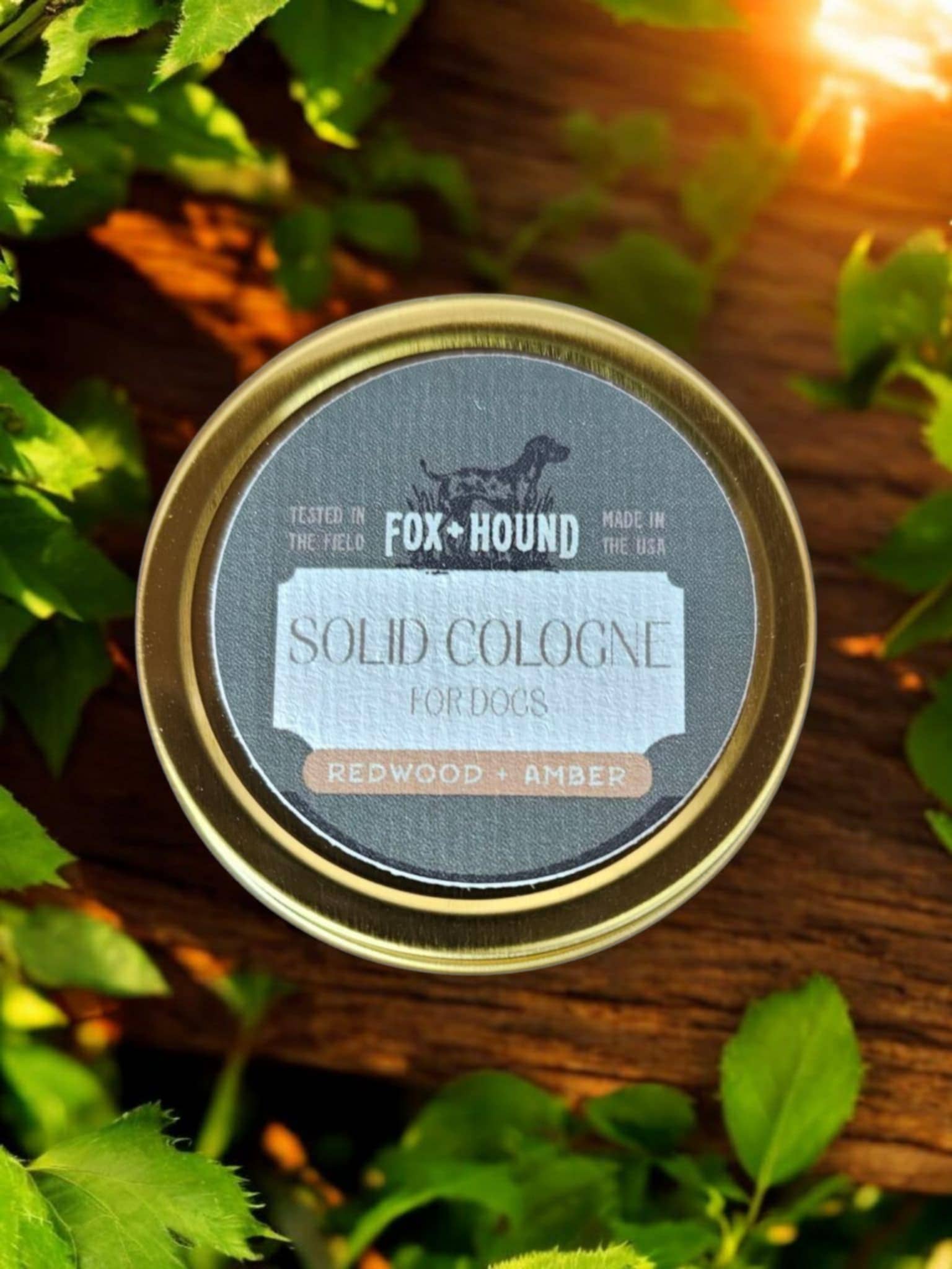 Fox + Hound - Wholesale Pet Deodorizing Spray - Solid Cologne - Redwood and Amber4