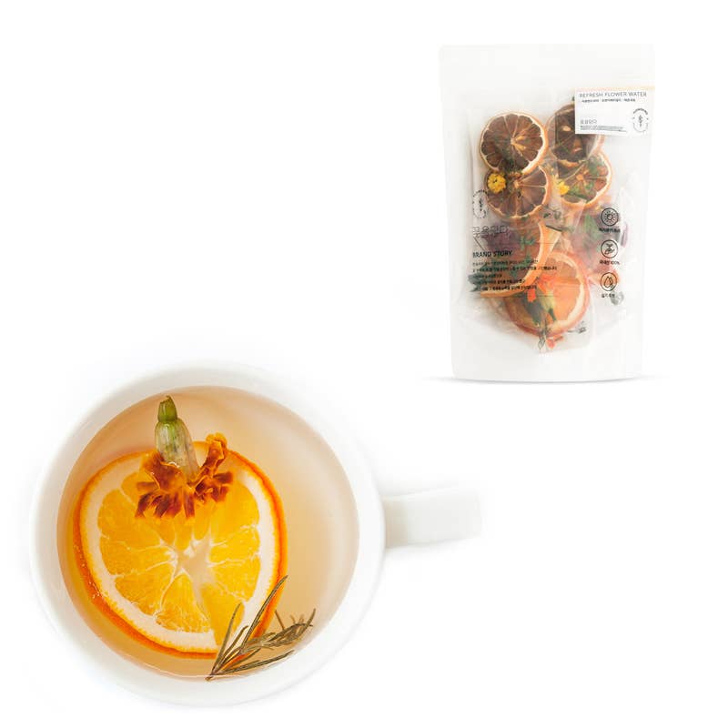 KKOKDAM Premium Flower Tea - Wholesale Health/Detox Tea - Fruit & Flower Refresh Tea Sampler Kit (6 pieces / 3 flavors1