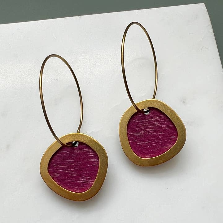 Farbige/goldene kreisförmige Hoops für den Großhandel von MicaPeet