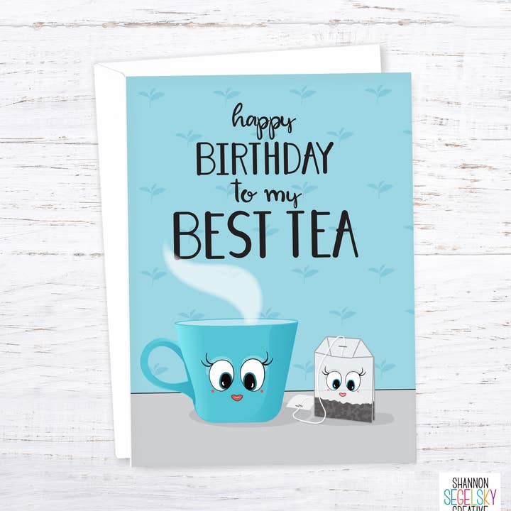 Herzlichen Glückwunsch zum Geburtstag Beste Teekarte für den Großhandel von Shannon Segelsky Creative