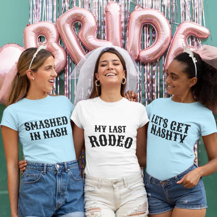 Nashville Rodeo Bachelorette Party Tees - Västra Brud för wholesale av Never Knew I Needed