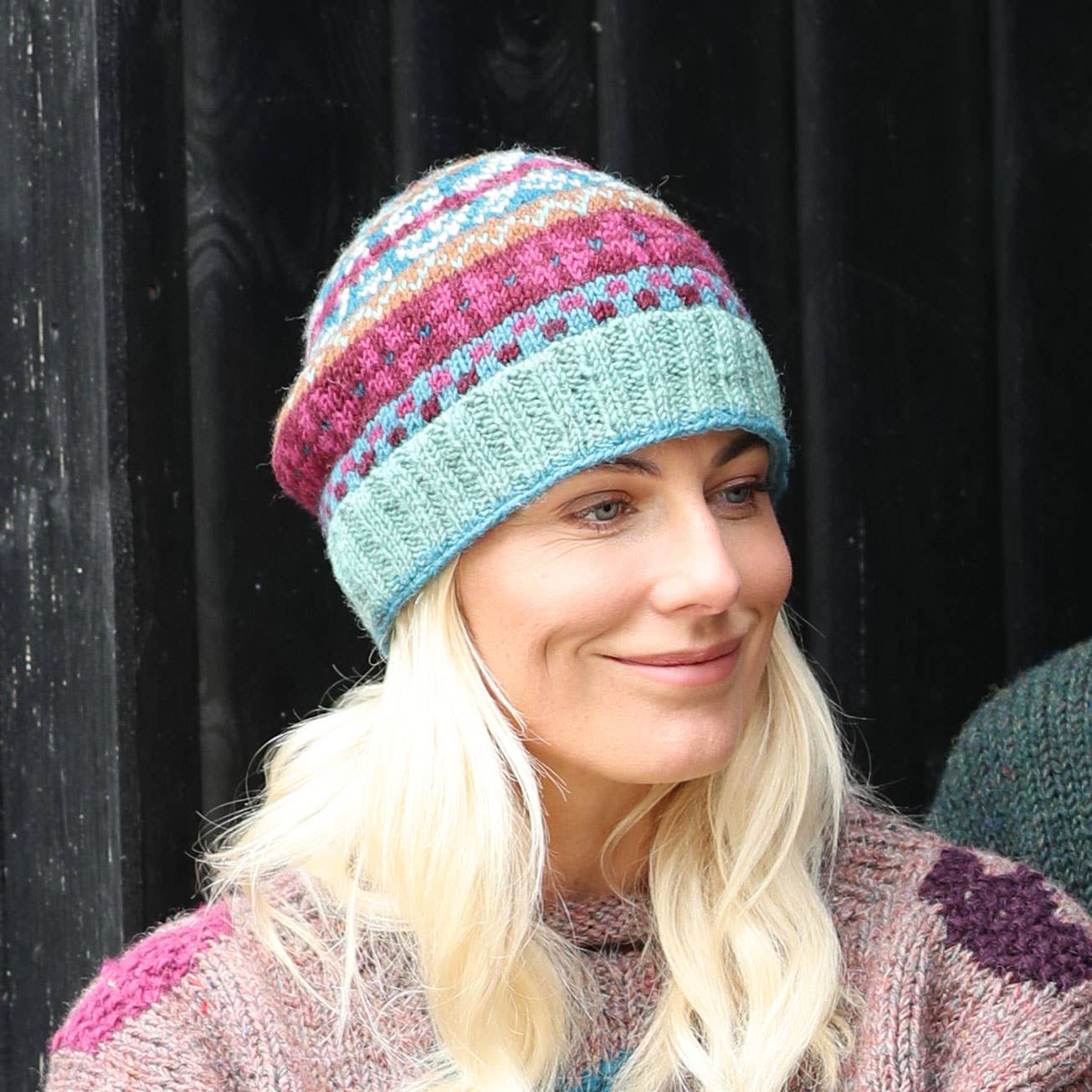 Black Yak Ltd – Gorro - Unissexo por atacado – Gorro Fair Isle de Lã Pura - Feito à Mão - Comércio Justo10