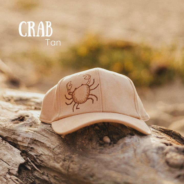 Pacific Wren Art & Design - Wholesale Baseball Cap - Unisex - Wood-Burned Baseball Cap - Ocean Friends Collection