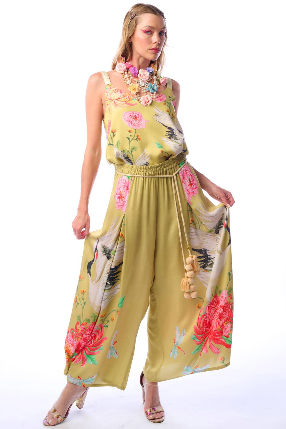 Mustard The Legend Of The Crane Pants for wholesale on Faire8