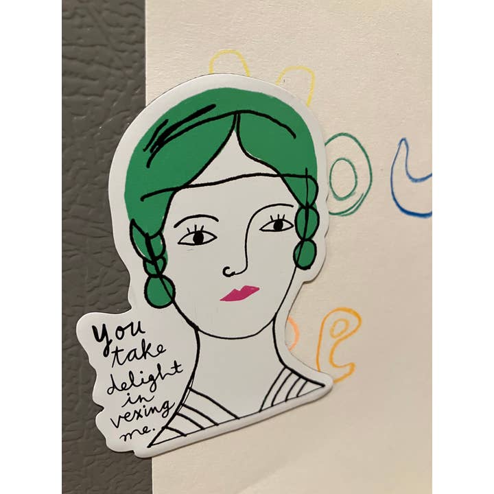 Colleen Harrington Studio – Großhandel Magnete – Vinylmagnet, 3 Zoll, Motiv: You Take Delight in Vexing Me5