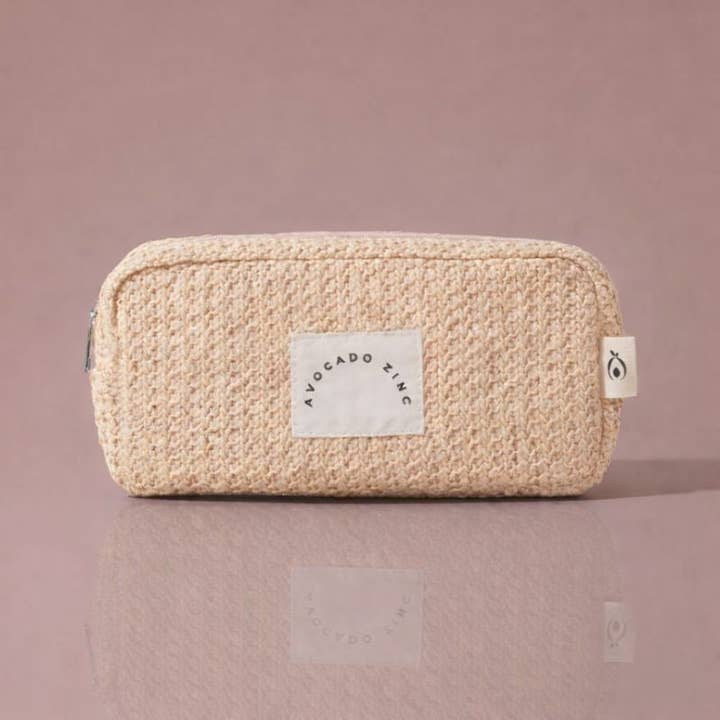 Sand Straw Pouch for wholesale by Avocado Zinc