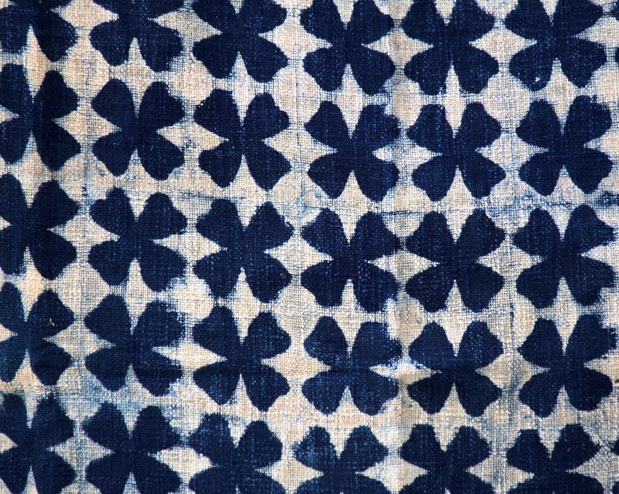 Bhawana Handicrafts - Vendita all'ingrosso Plaid - Copriletto per divano fatto a mano in tessuto color fango indaco con nappine2