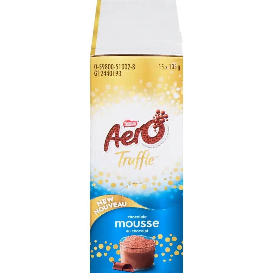 Echo Sales Canada - Wholesale Chocolate bar - Aero Truffle Milk Chocolate Mousse  - case 15x105.0 g0