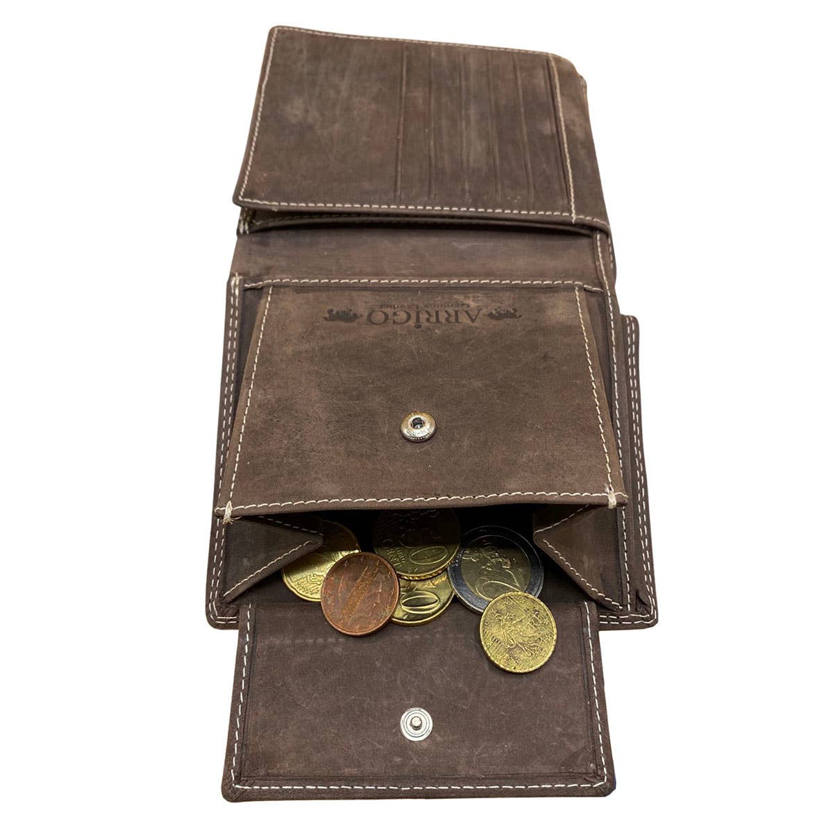 Arrigo - Wholesale Wallet - Men's - Wallet Men Billfold Model - Buffalo Leather - 3 Colours5