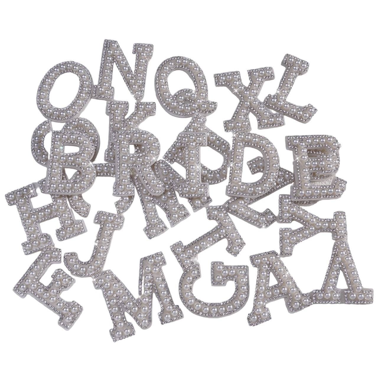 Rosie Posie Patches - Vendita all'ingrosso Toppe - Toppe con lettere in strass e perle termoadesive per la sposa1