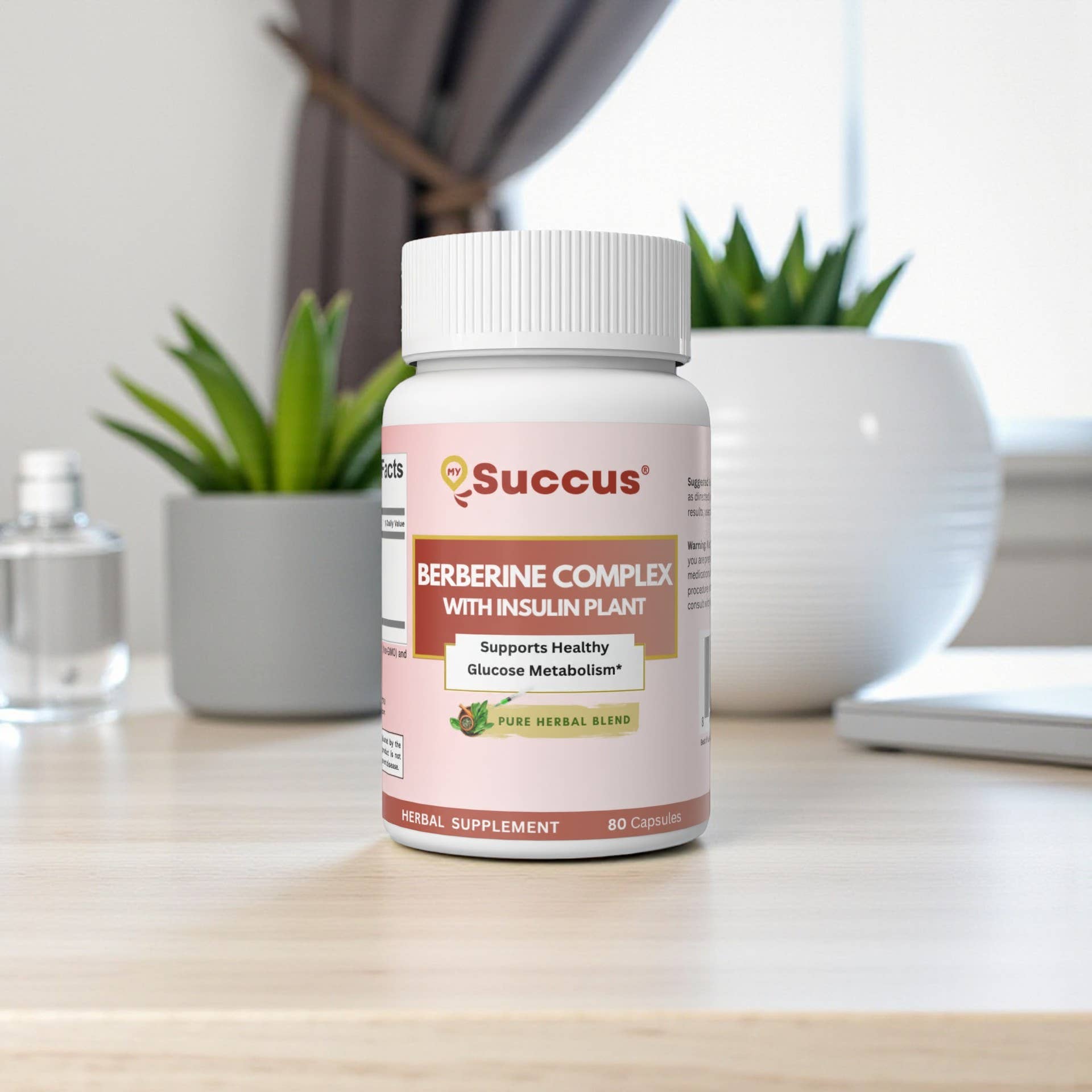 Succus - Wholesale Oral Supplement/Vitamin - Berberine Complex with Insulin Plant - Overall Wellness3