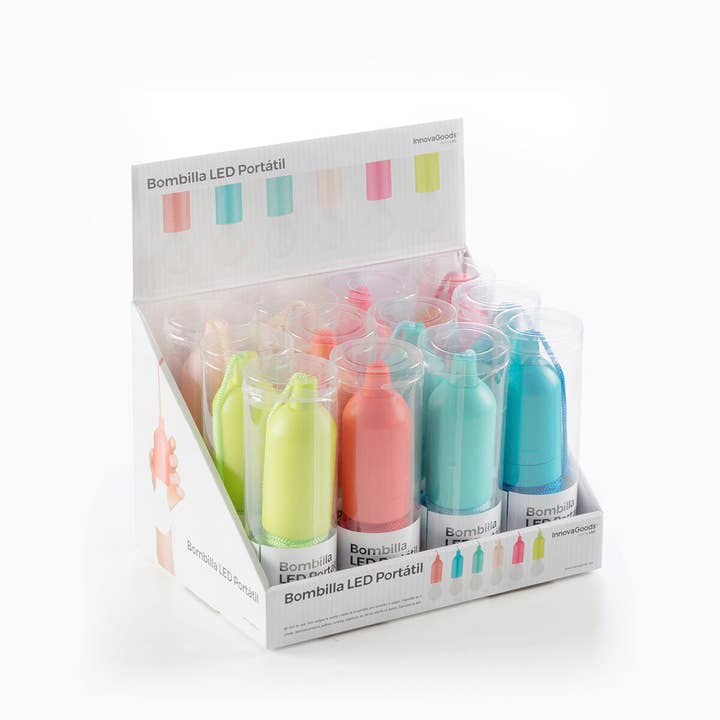 InnovaGoods - Wholesale Accent/Desk Lamp - InnovaGoods Bulby Portable LED Bulb with Cord1