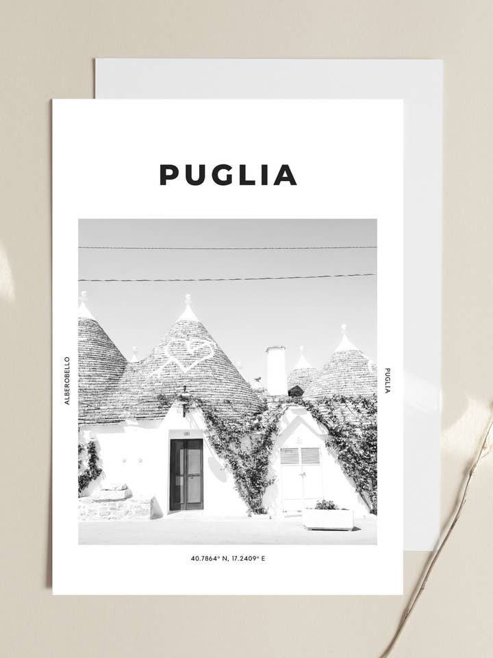 Puglia 'Alberobello' Print 1 for wholesale by The Travel Edit