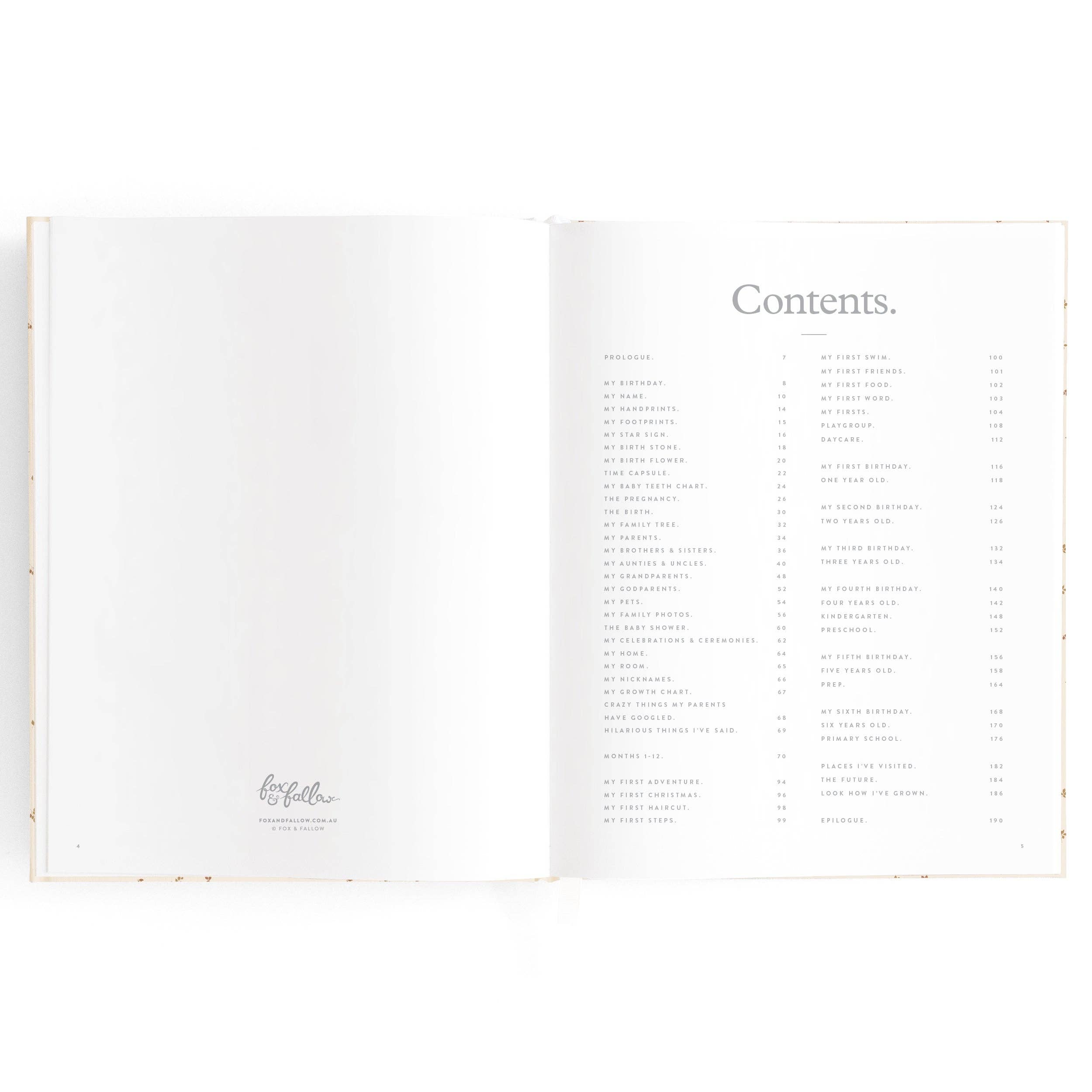 Fox & Fallow - Wholesale Memory Book - Kids & Baby - Baby Book Broderie4