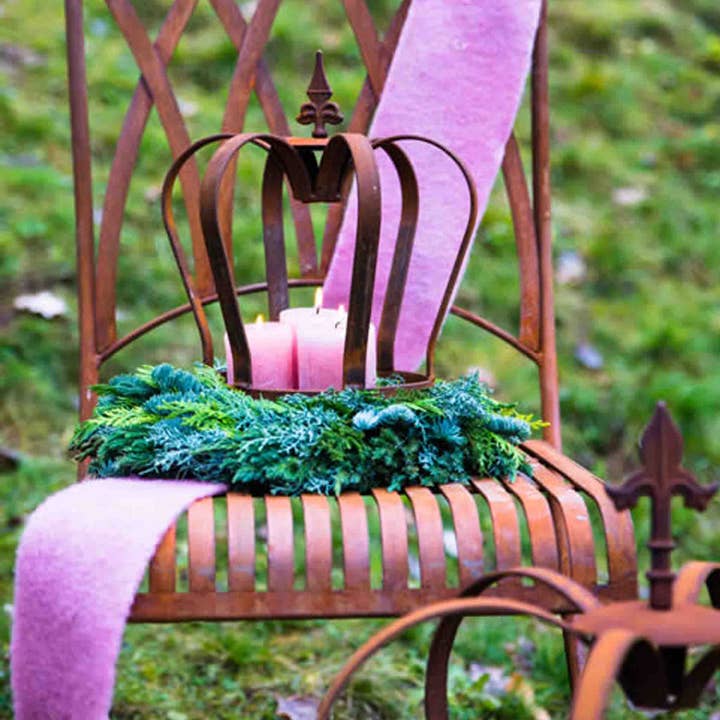 Rostikal - Wholesale Outdoor Ornament/Decor - Lily crown | Rust garden decoration metal crowns2