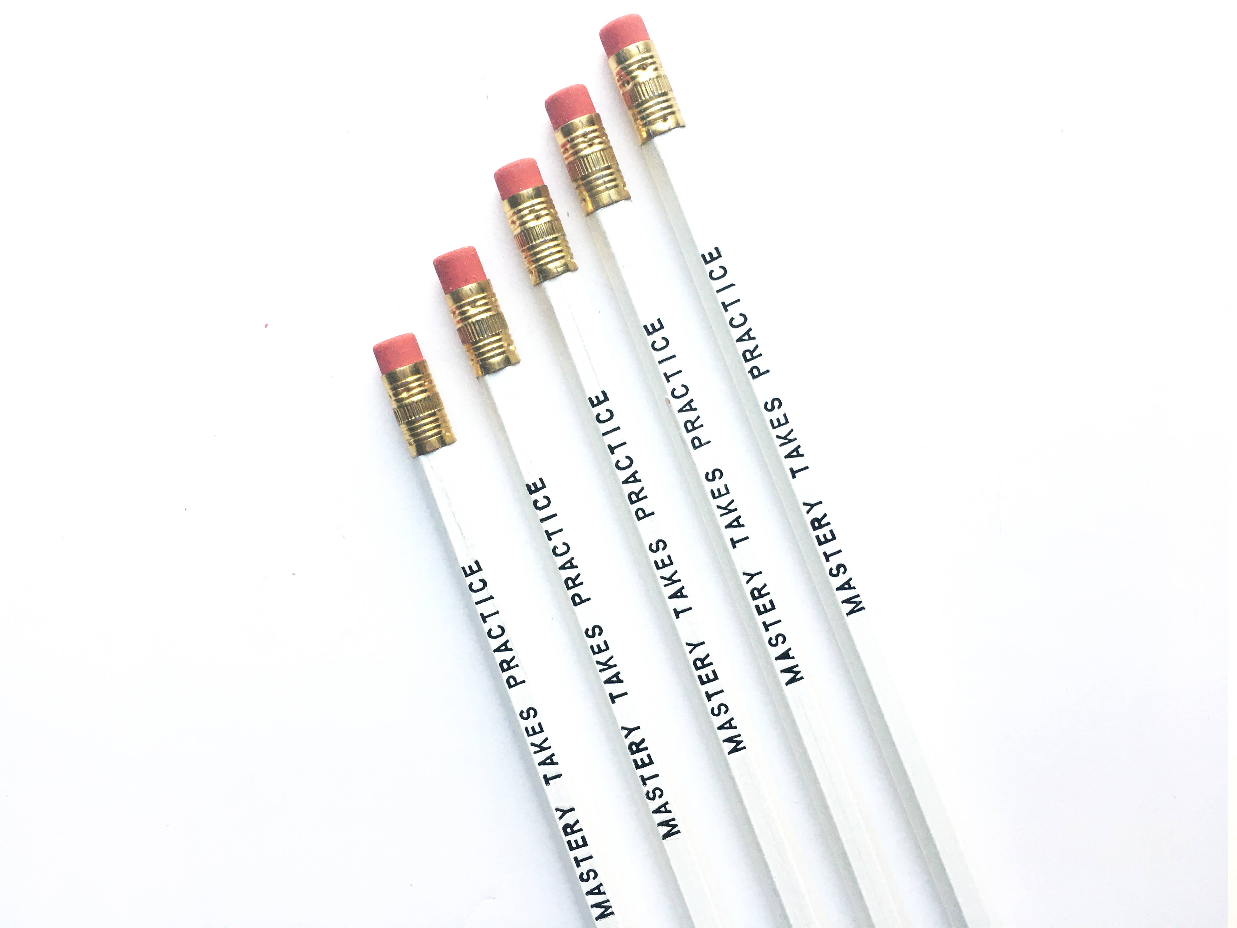 The Paper Curator - Wholesale Pencil - Mastery Takes Practice Pencil Set2